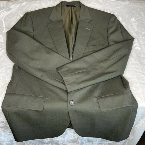 Brooks Brothers Brooksease Men's Green Wool Single Breasted Blazer - Picture 3 of 9